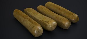 3D BRATWURST SAUSAGE 2024 model