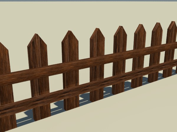 Free Wooden Fence 3D Models For Download | TurboSquid