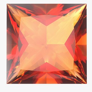 Princess Cut Imperial Topaz