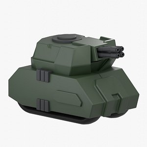 Army Tank 3D Illustration