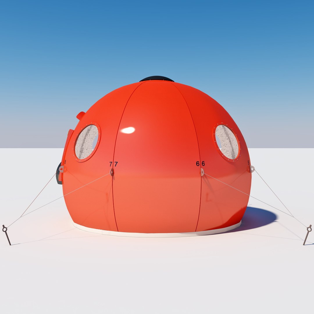 Igloo Satellite Cabin 3ds