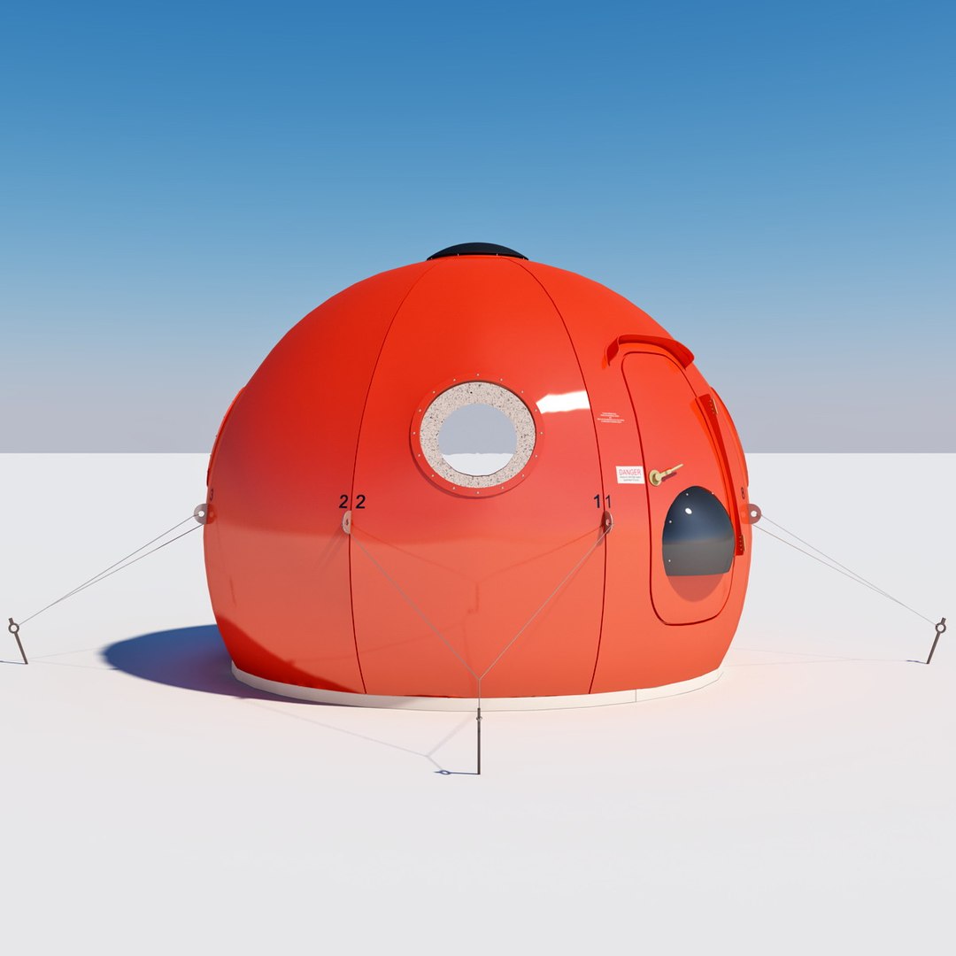 Igloo Satellite Cabin 3ds