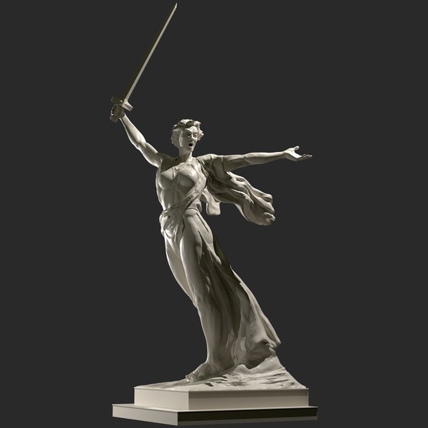 Motherland Monument - Download Free 3D model by yaloken [e76c] - Sketchfab