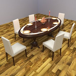 Dinner Table 3D model