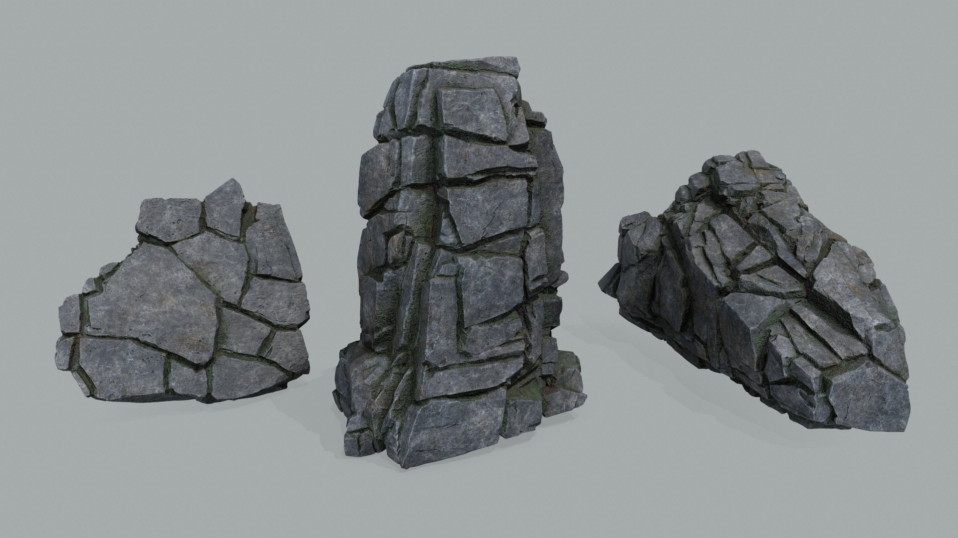 Cliff Rocks Model - TurboSquid 2216446