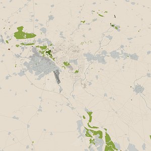 Mosul City of Iraq 3D Model