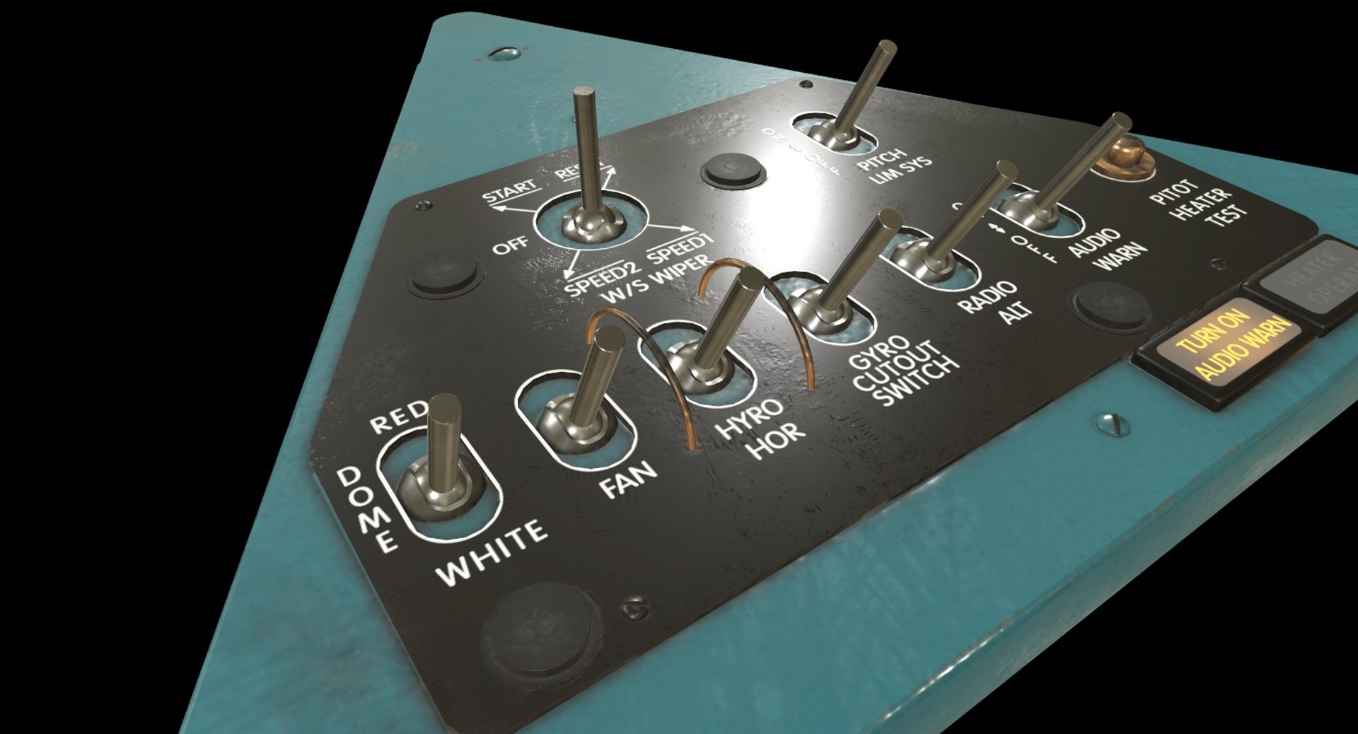 3D Left Triangular Panels Board Model - TurboSquid 1362060