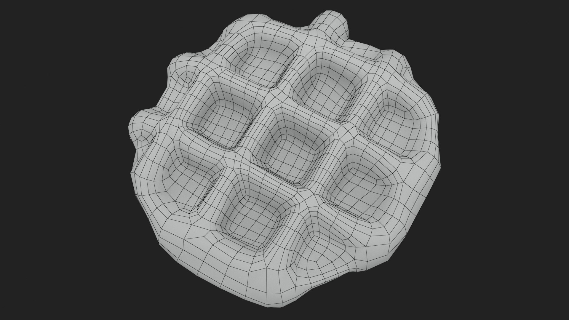 Waffle 3D Model - TurboSquid 1921002