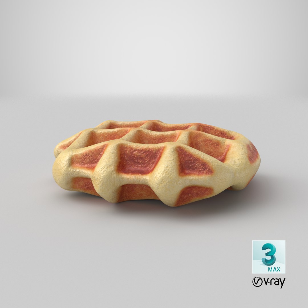 Waffle 3D Model - TurboSquid 1921002