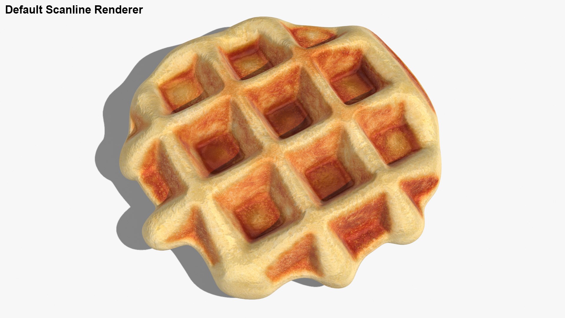 Waffle 3D Model - TurboSquid 1921002