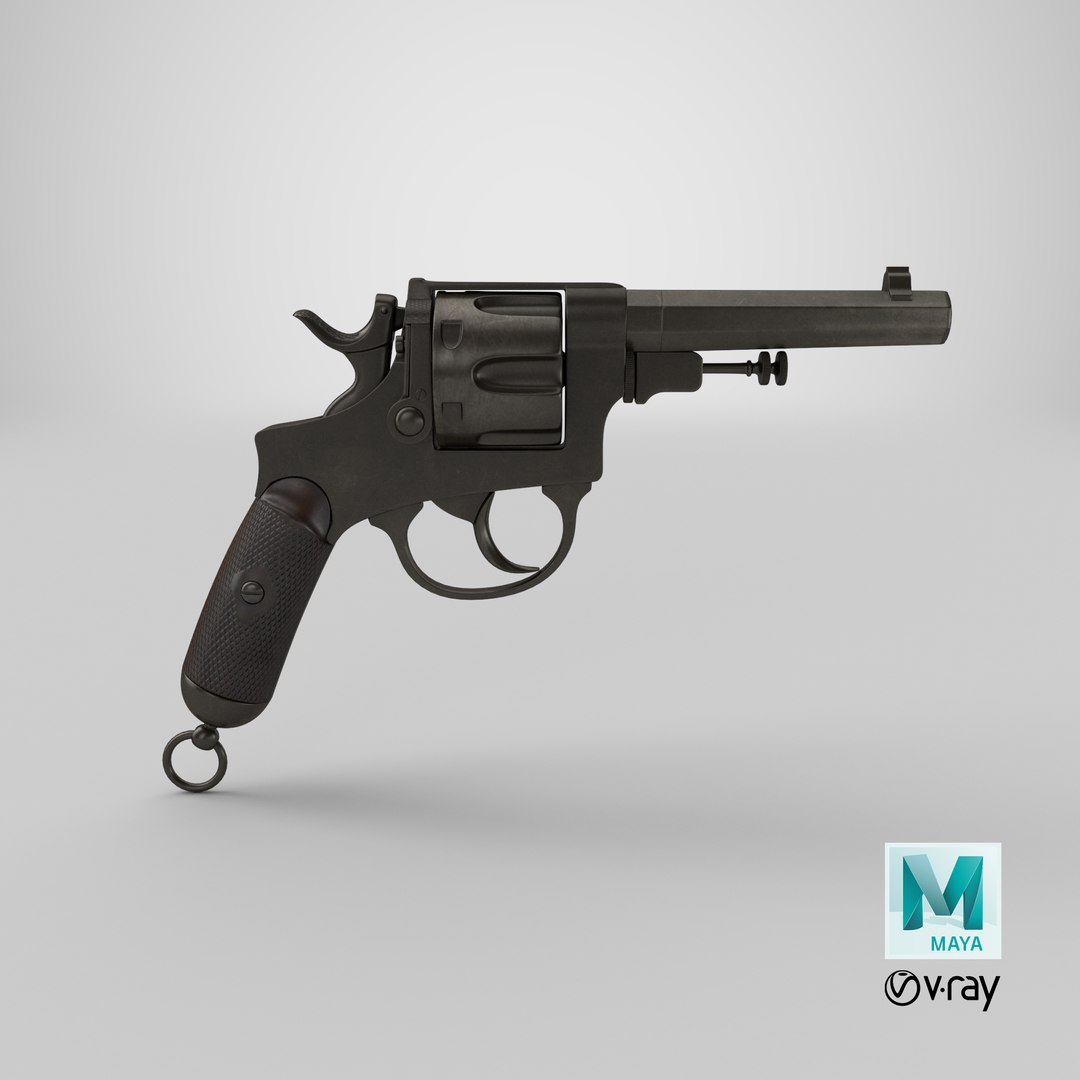 3d - Bodeo 1889 Revolver