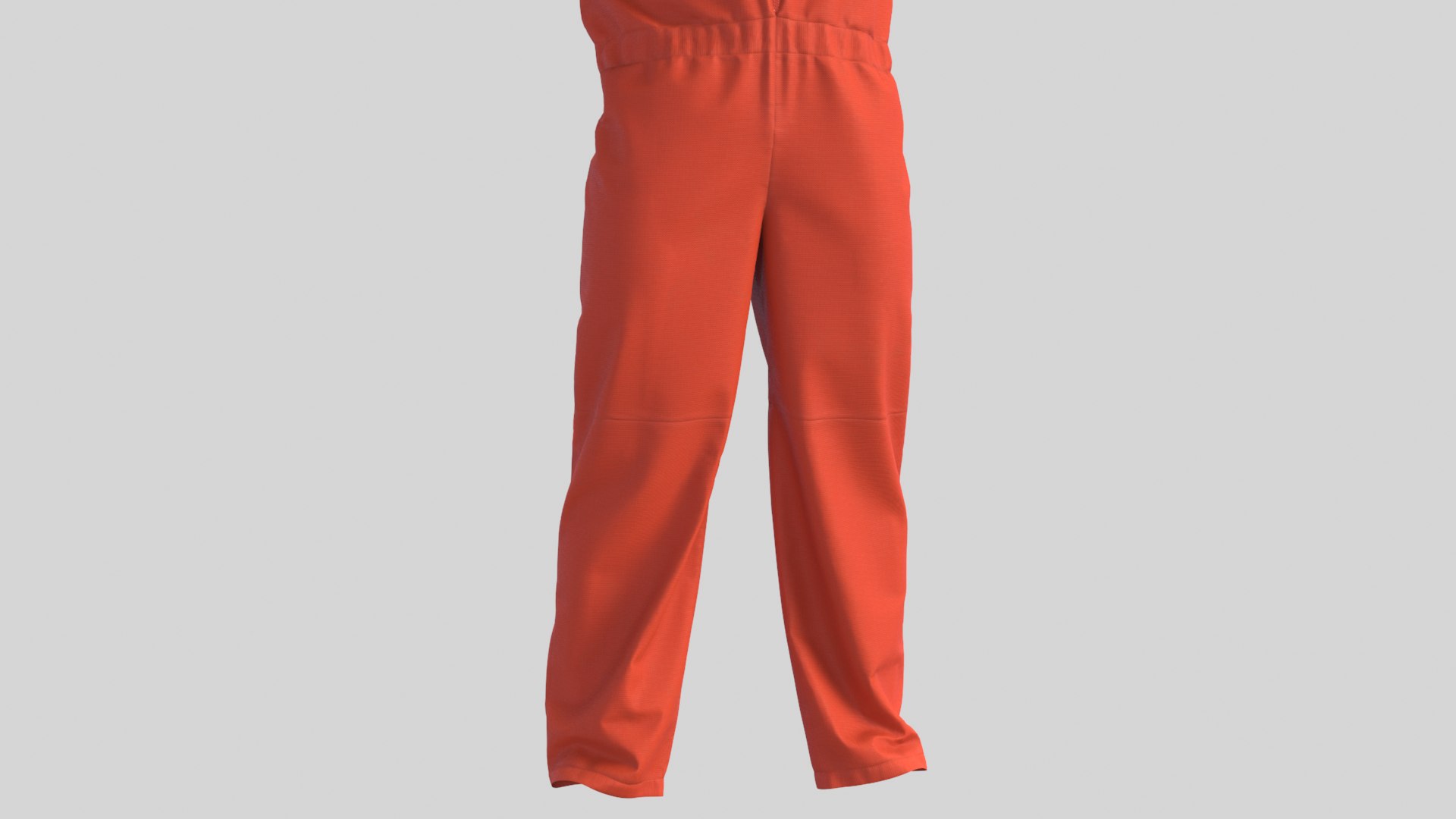 Prison Overalls Short Sleeved 3D model - TurboSquid 2046880