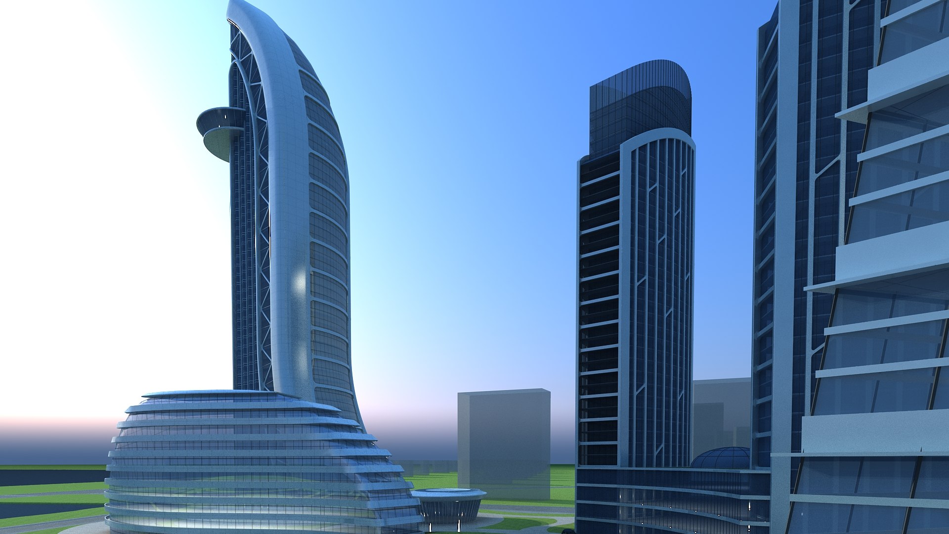 Modern Building 42 Model - TurboSquid 1807922