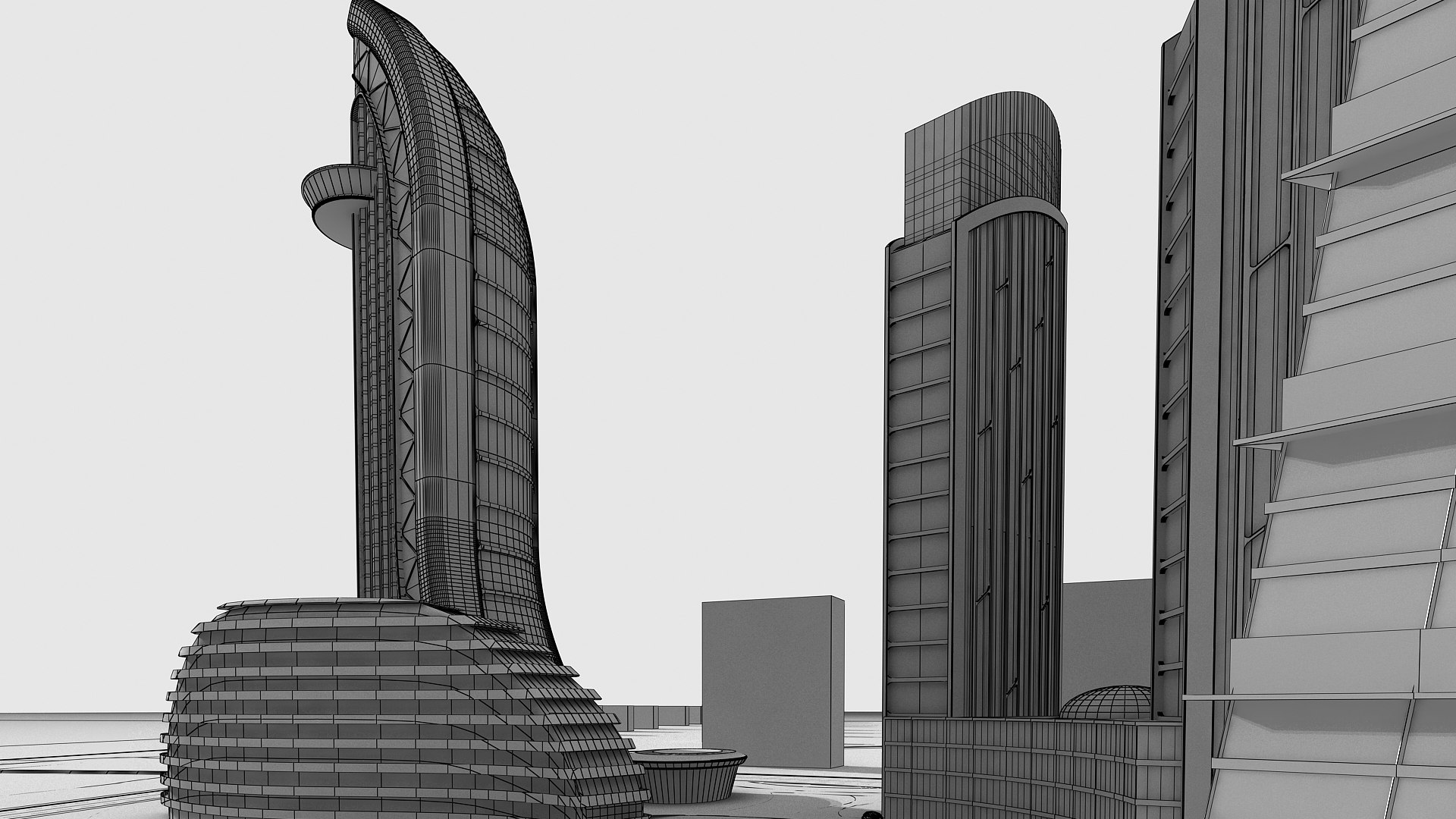 Modern Building 42 Model - TurboSquid 1807922