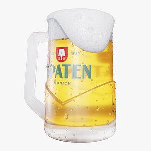 Spaten Glass Beer 3D model