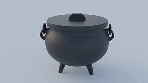 3D Witch Cauldron Bowl