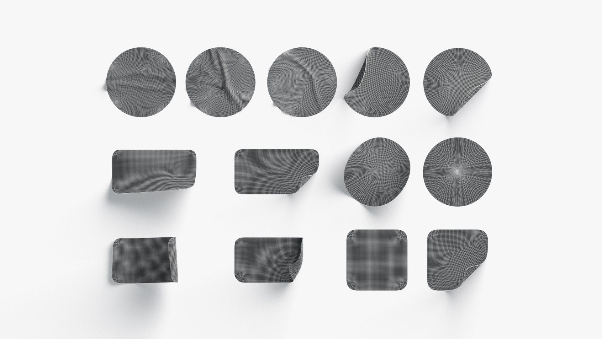 3D White Stickers Set - 13 adhesive round and square sticky labels https://p.turbosquid.com/ts-thumb/Ud/c4VGtf/iK/wireframe02/jpg/1655979438/1920x1080/fit_q87/9a65381ba832fe1f3624eff5a9abcfeb1fc83157/wireframe02.jpg