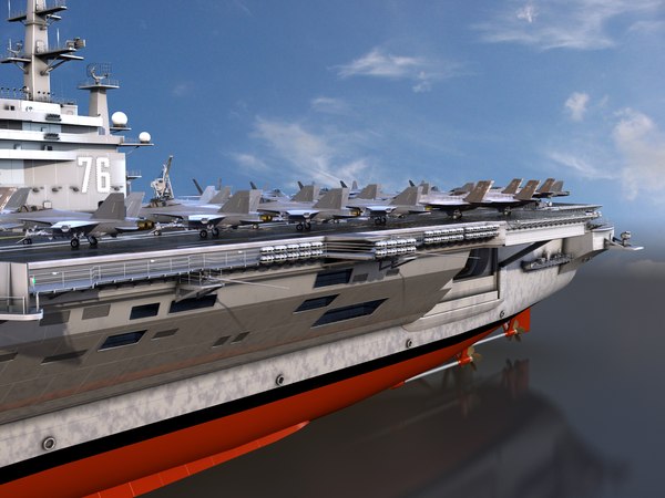 aircraft carrier ship 3d model