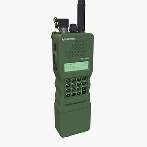 3D military walkie talkie