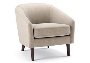 3D model Jonah Chair West elm