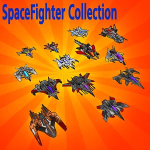 3ds max spacefighter ready