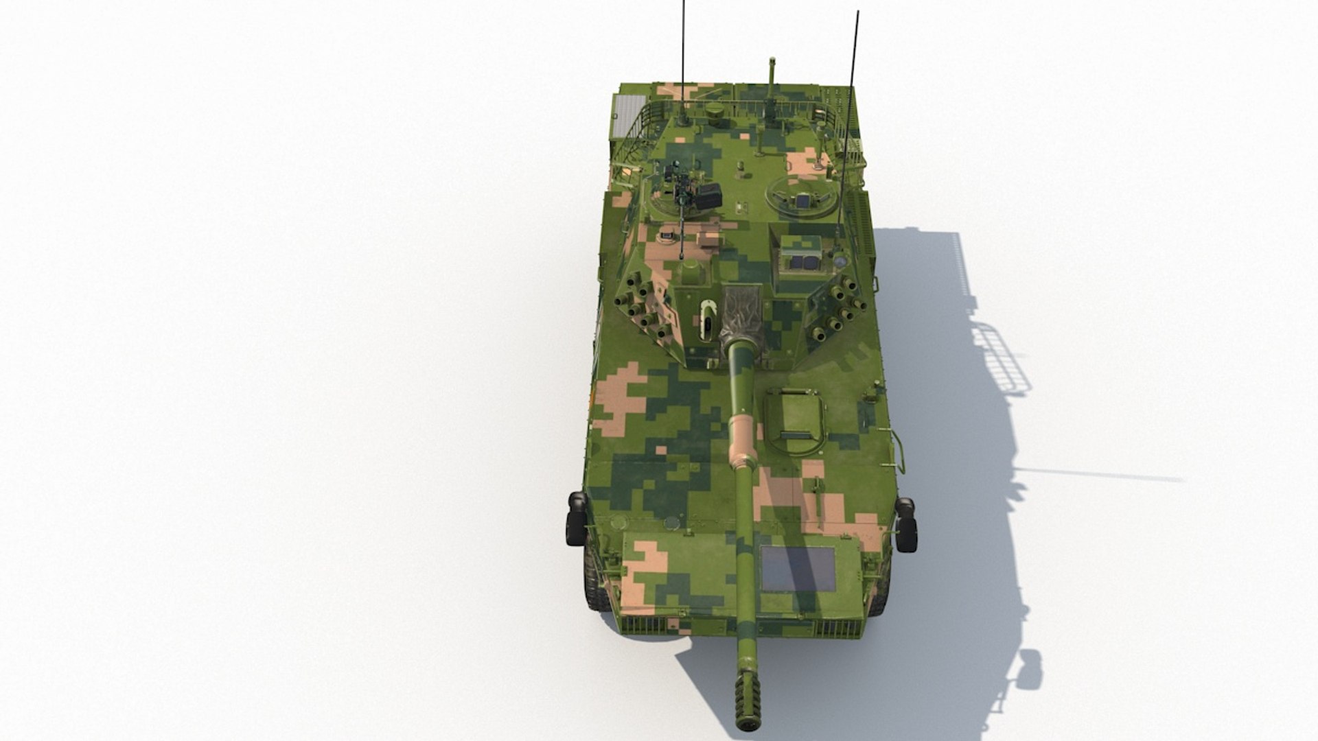 3D ZTL 11 Wheeled Armored Assault Vehicle - TurboSquid 2411494