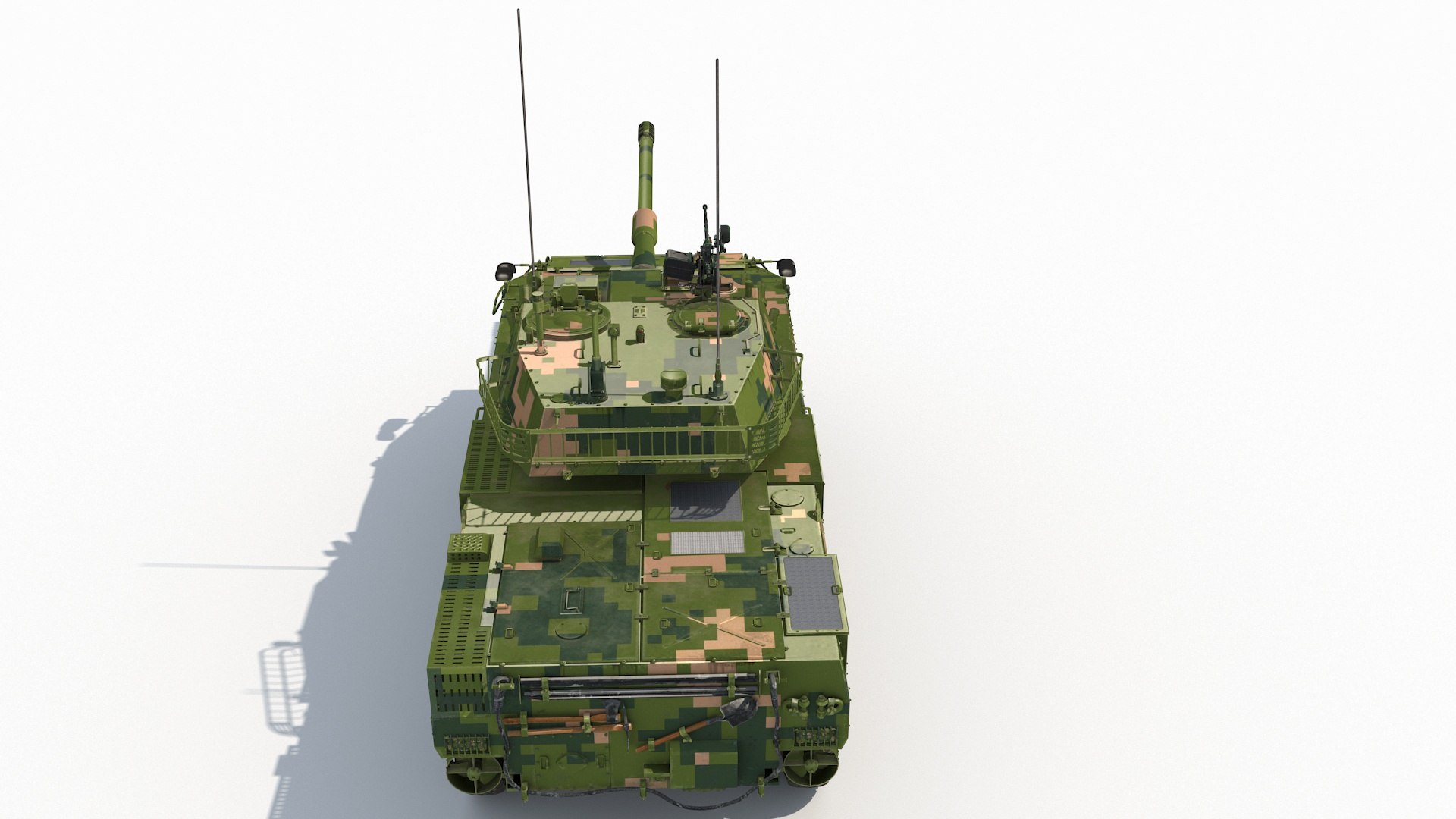 3D ZTL 11 Wheeled Armored Assault Vehicle - TurboSquid 2411494