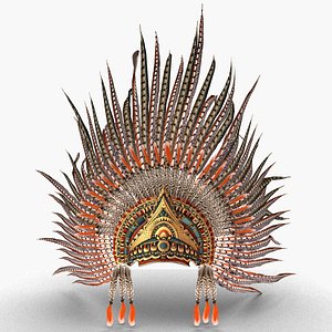 Mexican headdress 3D model
