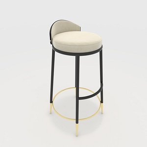 Bar Stool 45 3D model