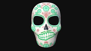 Dia de Los Muertos Mask A09 - Character Design