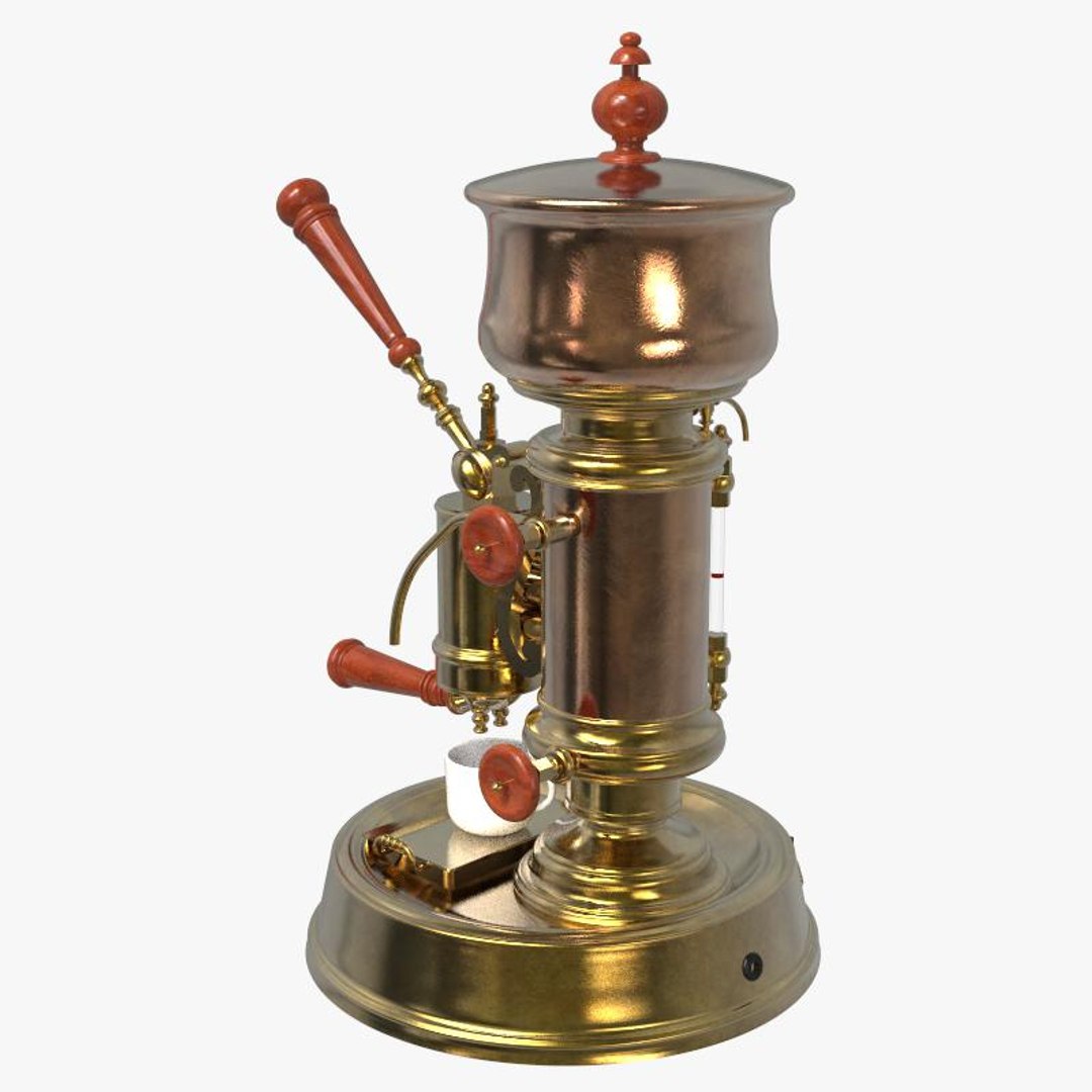 Modello 3D macchina da caffè vintage - TurboSquid 1707951