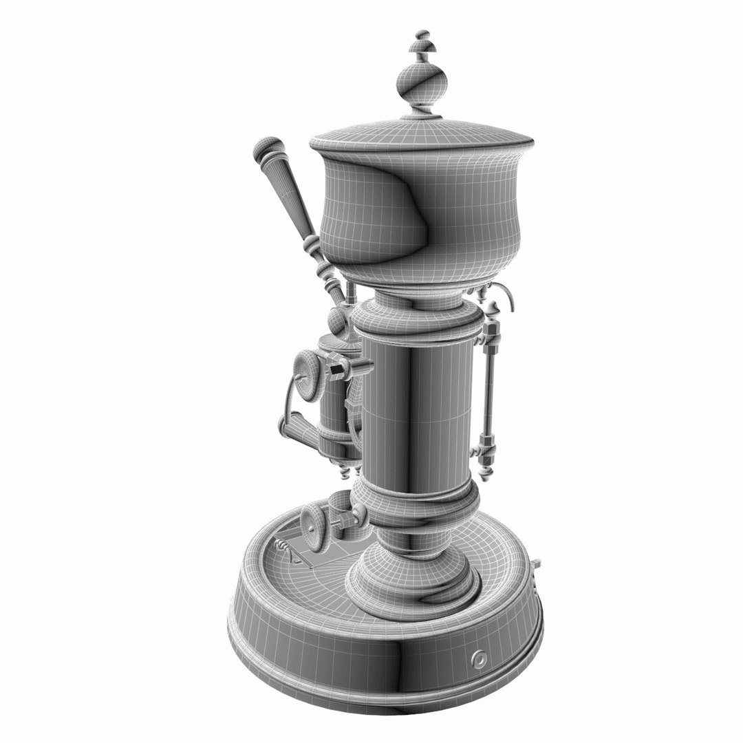 Modello 3D macchina da caffè vintage - TurboSquid 1707951