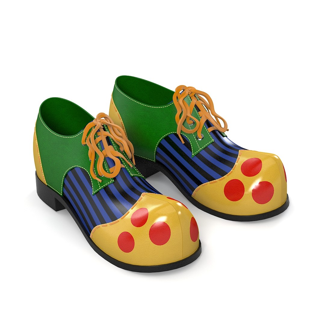 3dsmax clown shoes