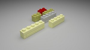 Lego Masonry Profile Bricks 3D model
