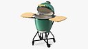 Big Green Egg Barbecue Grill Open