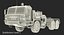 Military Truck BAZ 64022 Rigged 3D Model
