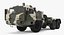 Military Truck BAZ 64022 Rigged 3D Model