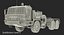 Military Truck BAZ 64022 Rigged 3D Model