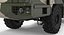 Military Truck BAZ 64022 Rigged 3D Model