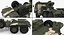 Military Truck BAZ 64022 Rigged 3D Model
