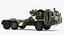 Military Truck BAZ 64022 Rigged 3D Model