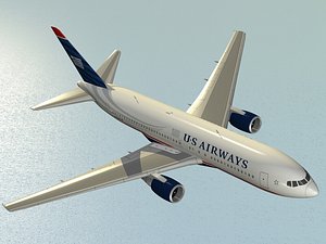 boeing 767-200 er airliner dxf