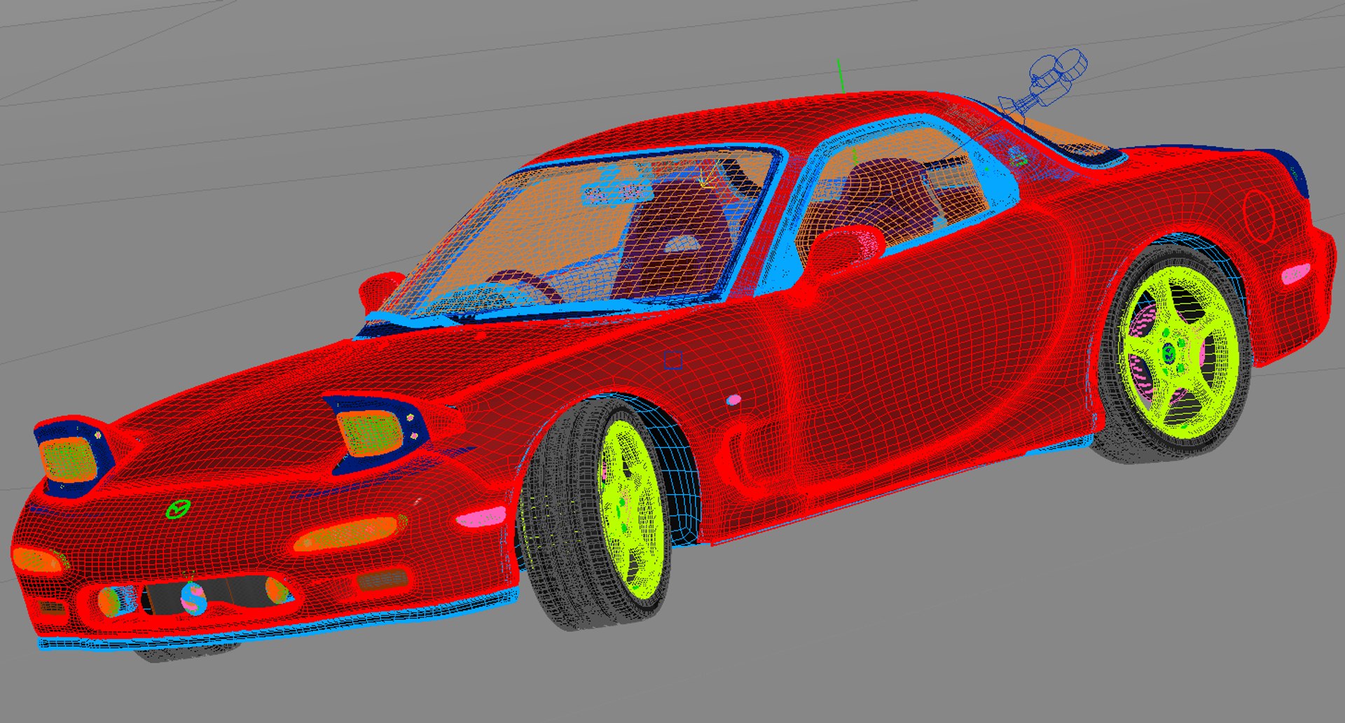 Mazda Rx-7 1997 3d Model