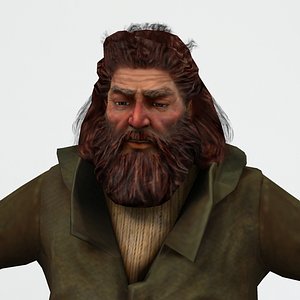 homeless 3d obj