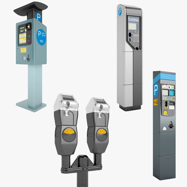 3d parking meter model