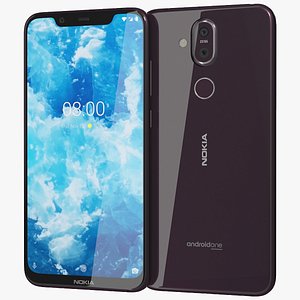 3D realistic nokia 8 1