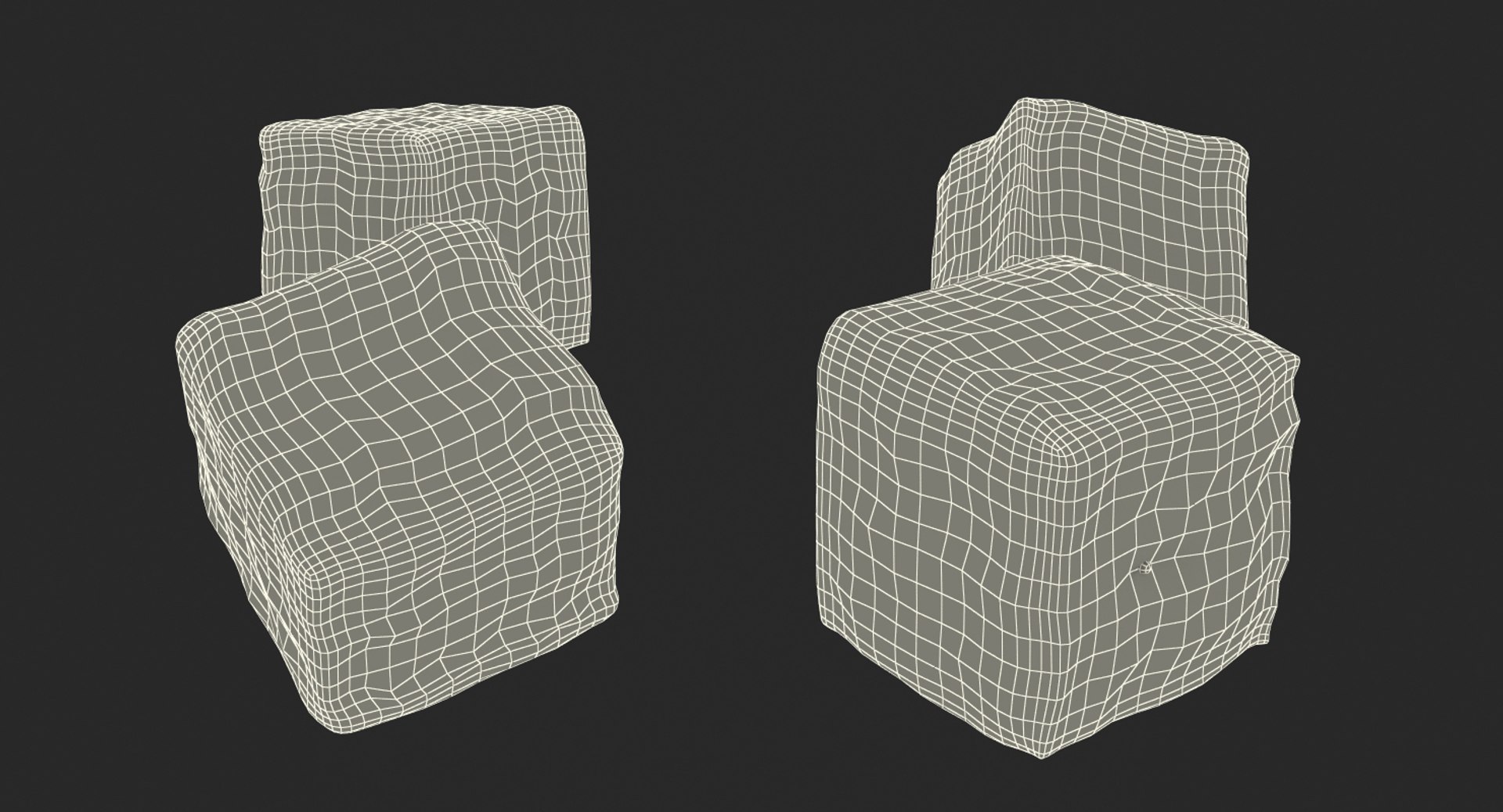 Ice cube water splash 3D - TurboSquid 1237076