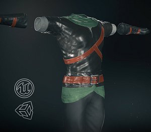 3D post clothing 9 pbr