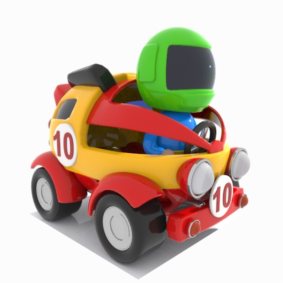3D Racing Car Toon - TurboSquid 1159333