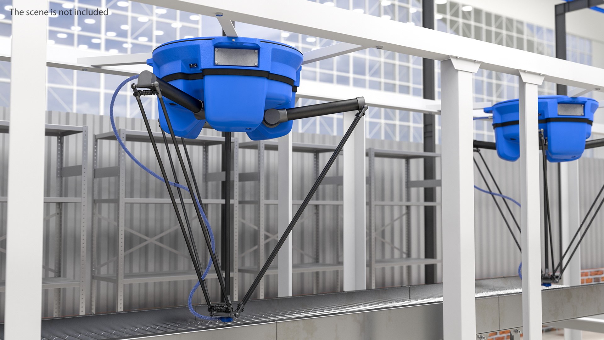 Packaging parallel robot 3D model - TurboSquid 1587405